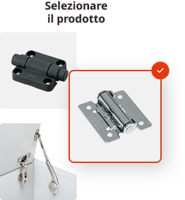 Selezionare il prodotto